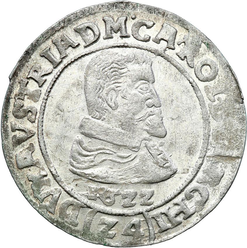 Śląsk. Księstwo Nyskie. Karol Austriacki (1608-1624). 24 krajcary 1622, Nysa